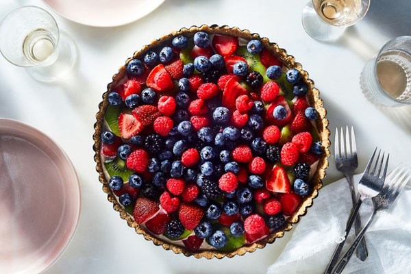 Rawsome Treats' summer fruit tart