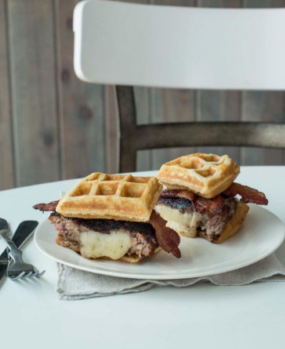 Ray's waffle burger