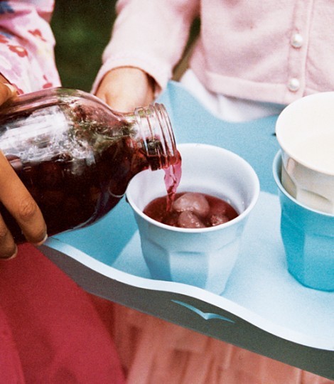 Real blueberry lemonade