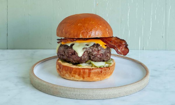 Real deal bacon cheeseburger