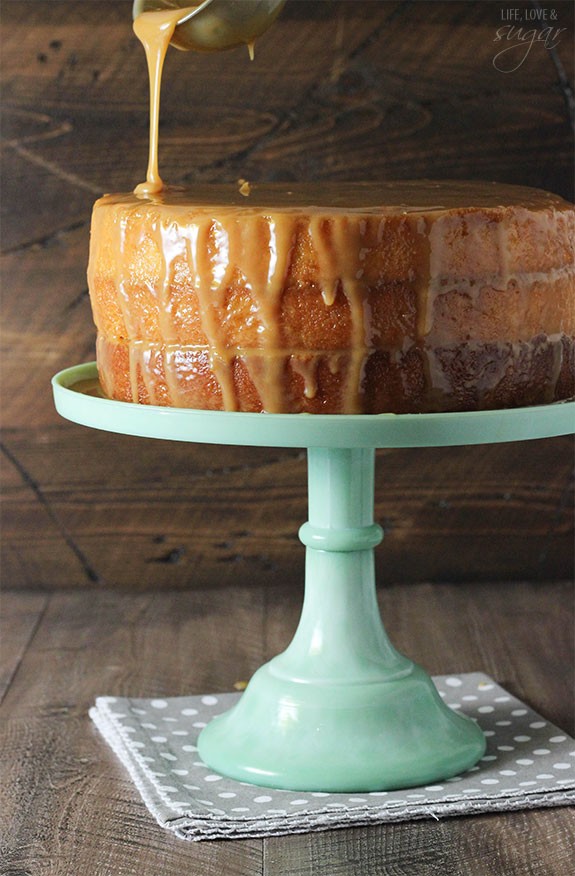 Real-deal caramel cake