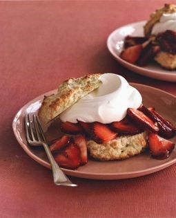 Real strawberry shortcake