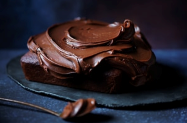 Really good chocolate cake with double-choc ganache
