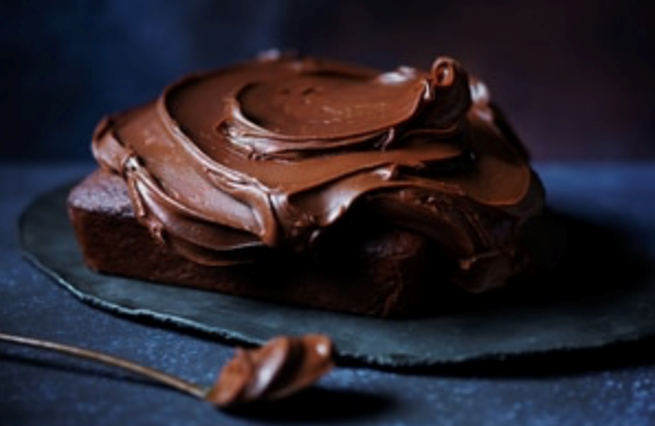Really good chocolate cake with double-choc ganache