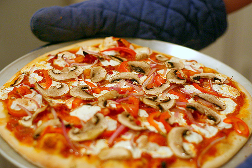 Really simple homemade pizza