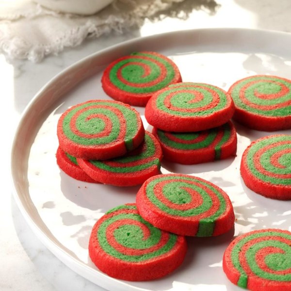Red & green pinwheels