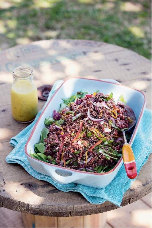 Red and wild rice salad [Frank and Albie's]