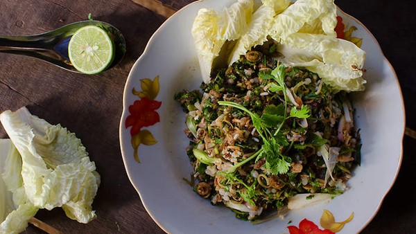 Red ant egg salad