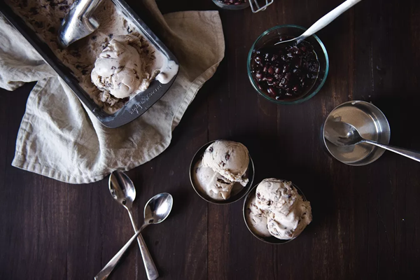 Red bean ice cream