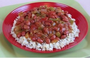 Red bean jambalaya