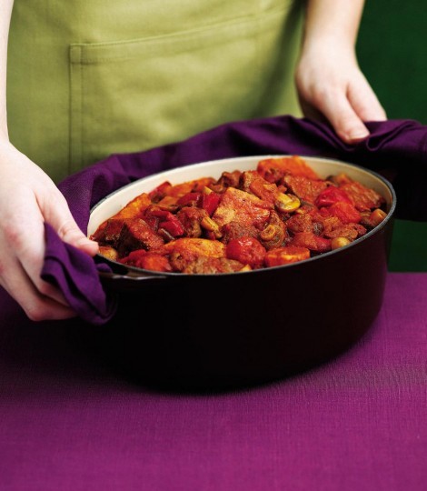Red beef stew
