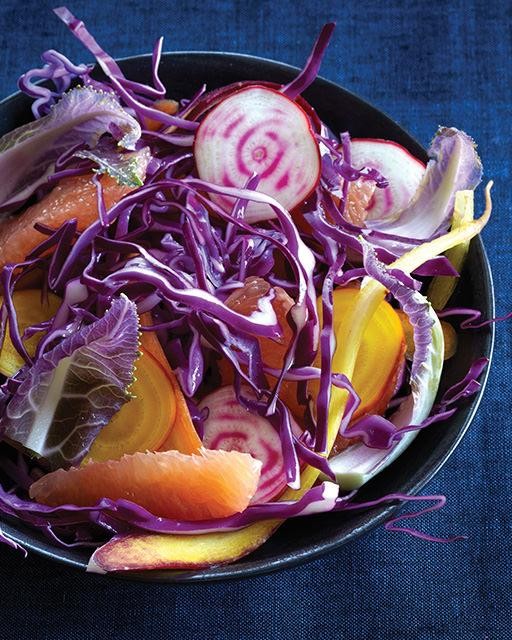 Red cabbage & beet slaw