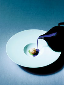 Red cabbage gazpacho