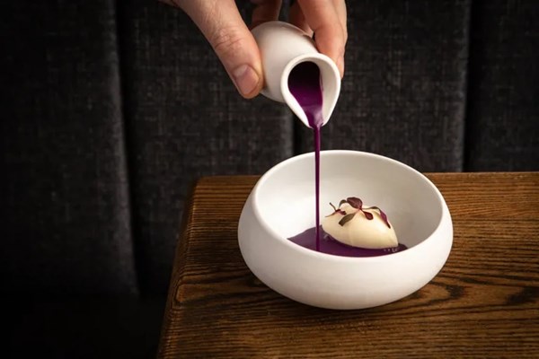 Red cabbage gazpacho 