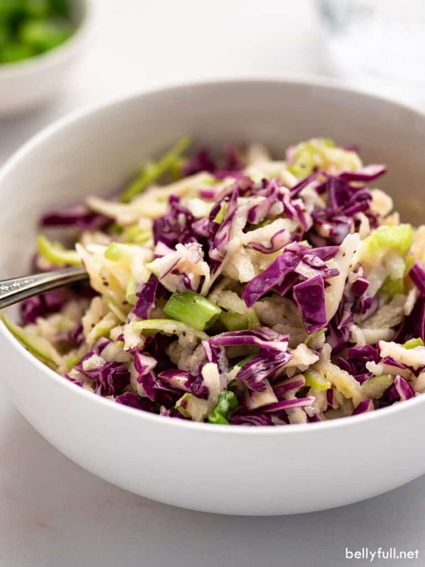 Red cabbage slaw