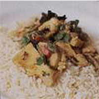 Red chicken curry