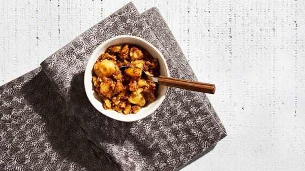 Red chile potatoes