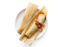 Red chile turkey tamales 