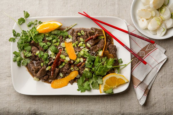 Red-cooked beef short ribs with daikon