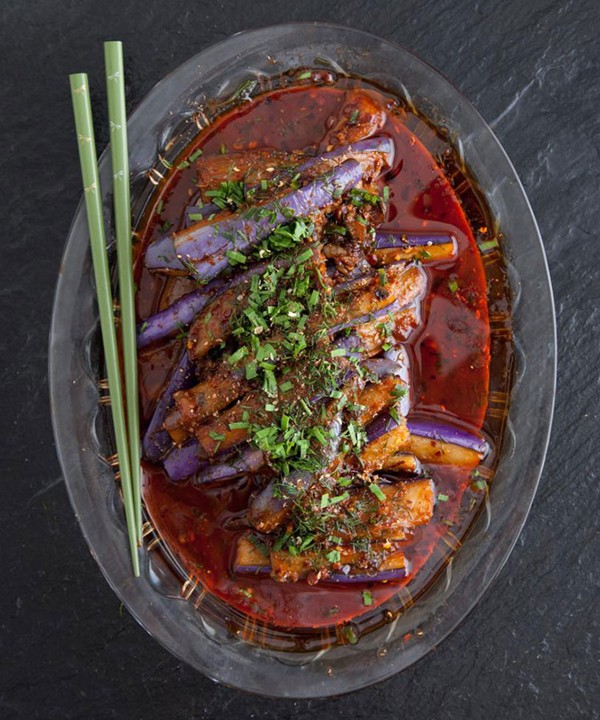 Red-cooked eggplant (Hongshao qiezi)
