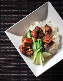 Red cooked pork belly