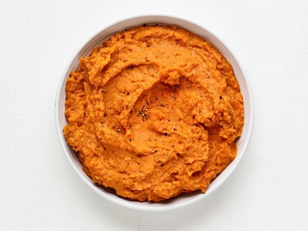 Red curry mashed sweet potatoes 
