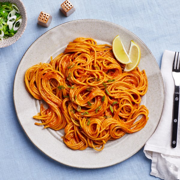 Red curry pasta 