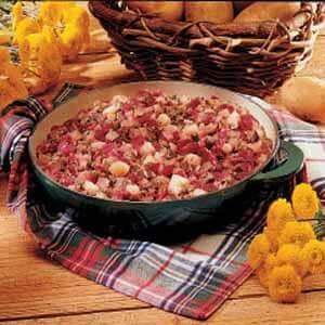 Red flannel hash