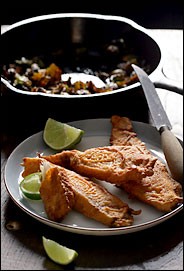 Red-fried fish