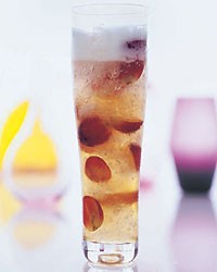 Red grape and coconut refresher