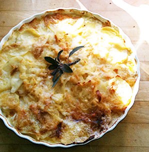 Red Hawk potato gratin