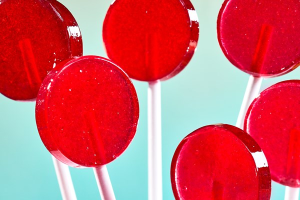 Red hot lollipops