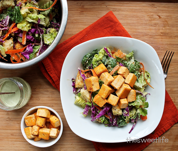 Red-Hot saucy tofu
