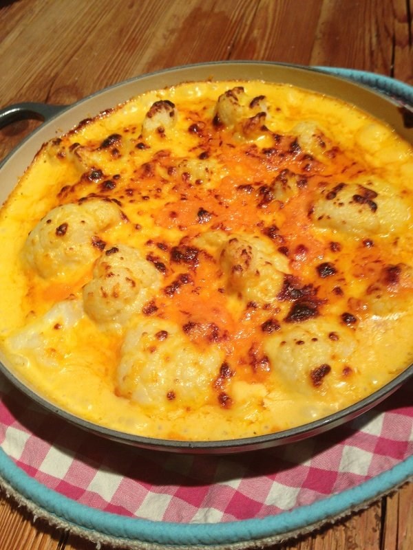 Red Leicester cauliflower cheese