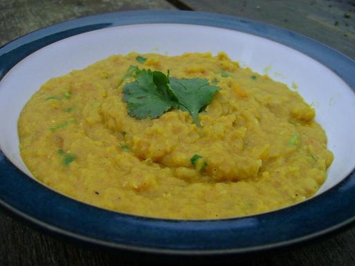 Red lentil curry