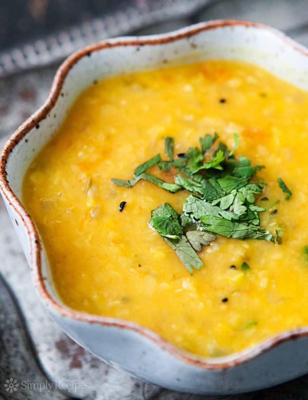 Red lentil dal