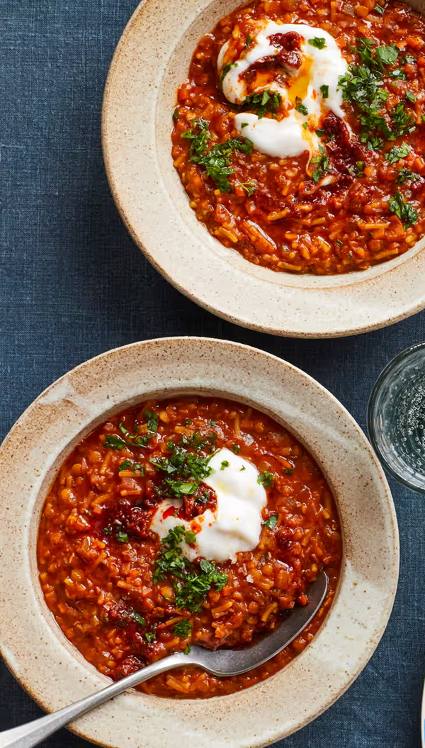 Red lentil harira