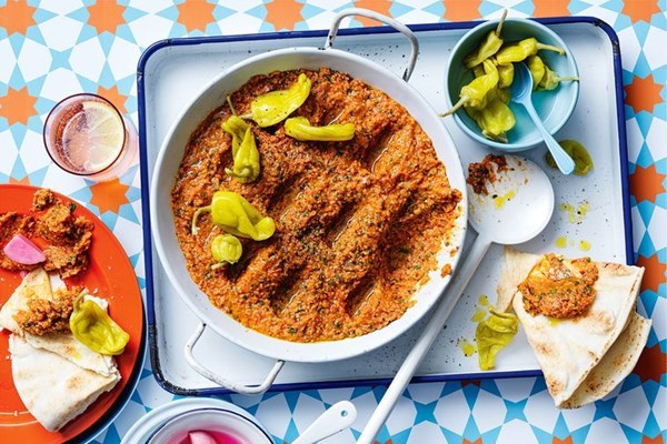 Red lentil kibbeh