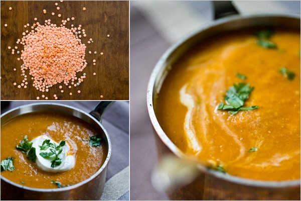 Red lentil soup