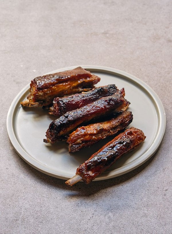 Red miso barbecue lamb ribs