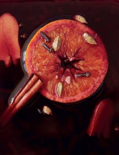 Red mulled wine (Rød gløgg)