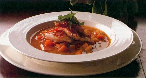 Red mullet broth
