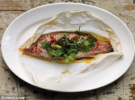 Red mullet en papillote