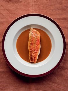 Red mullet with langoustine sauce