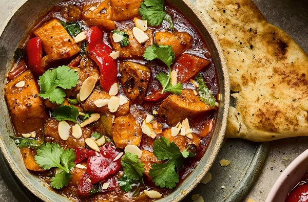 Red pepper & sweet potato curry