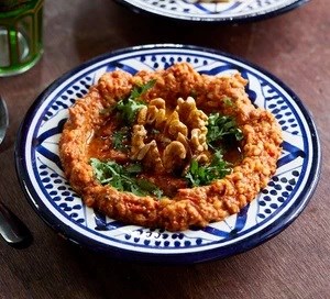 Red pepper & walnut dip (Muhammara)