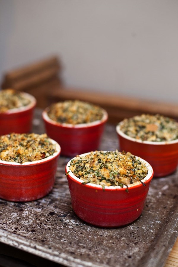 Red pepper and butter bean 'bada boom'