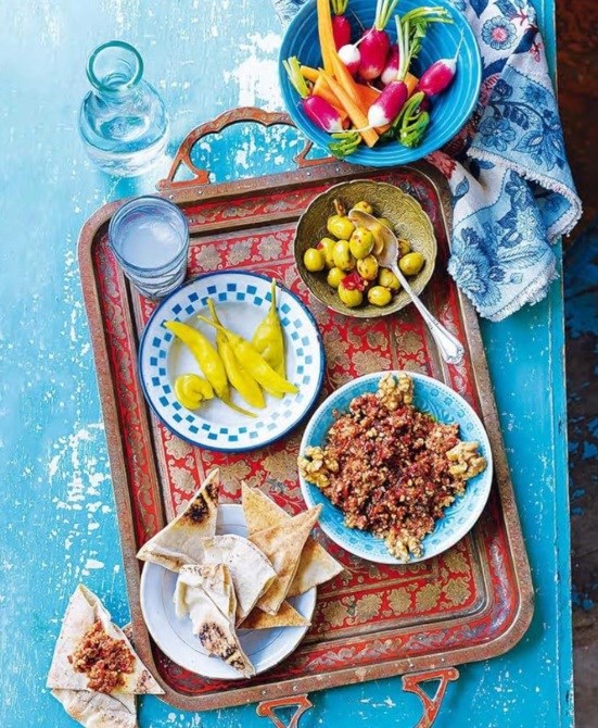 Red pepper and walnut spread (Mhammara)