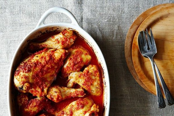 Red pepper taxicab chicken