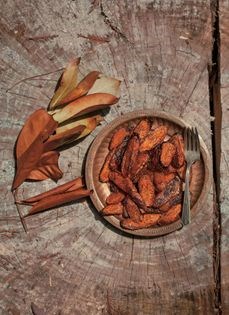 Red roasted carrots